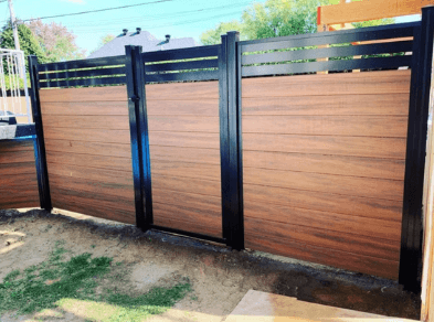 Mocka Walnut Fence- Fence and Deck Man - Fence Supply and Materials Brantford
